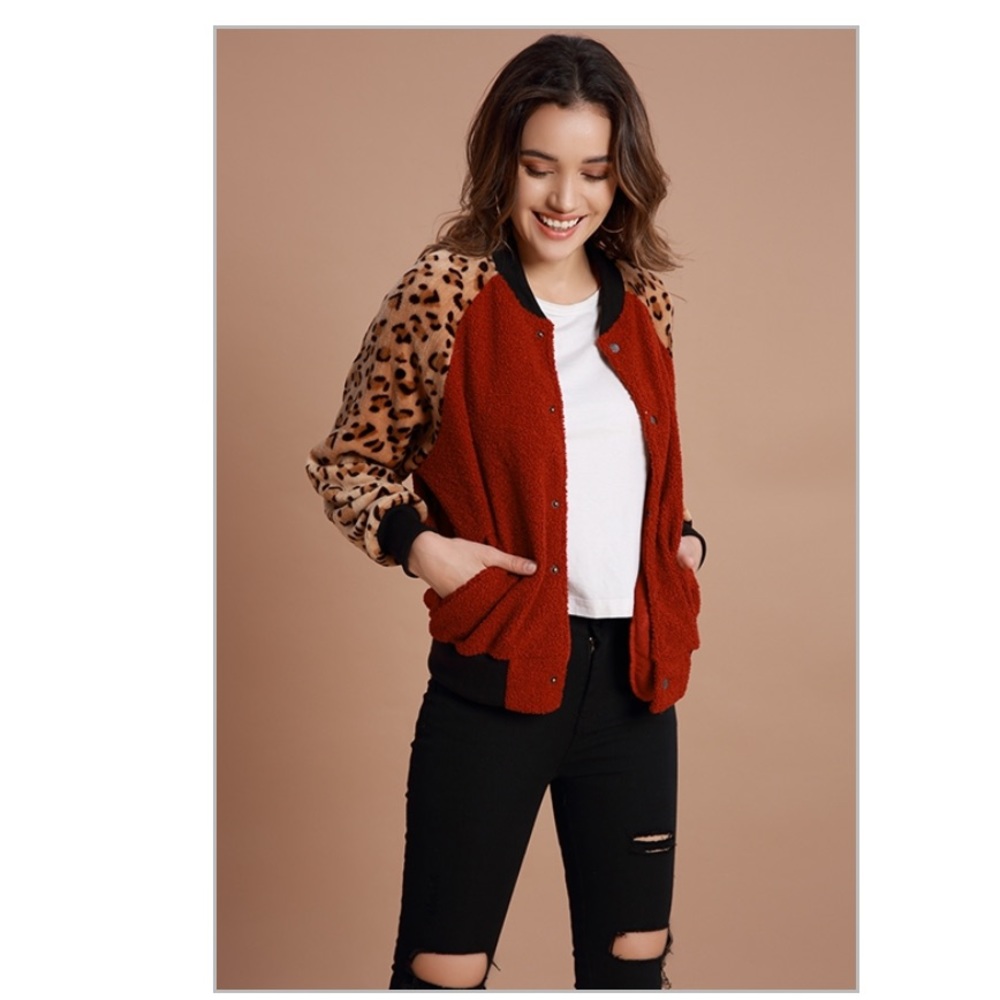 Patchwork Red Wine Jacket - Picture 4 of 5